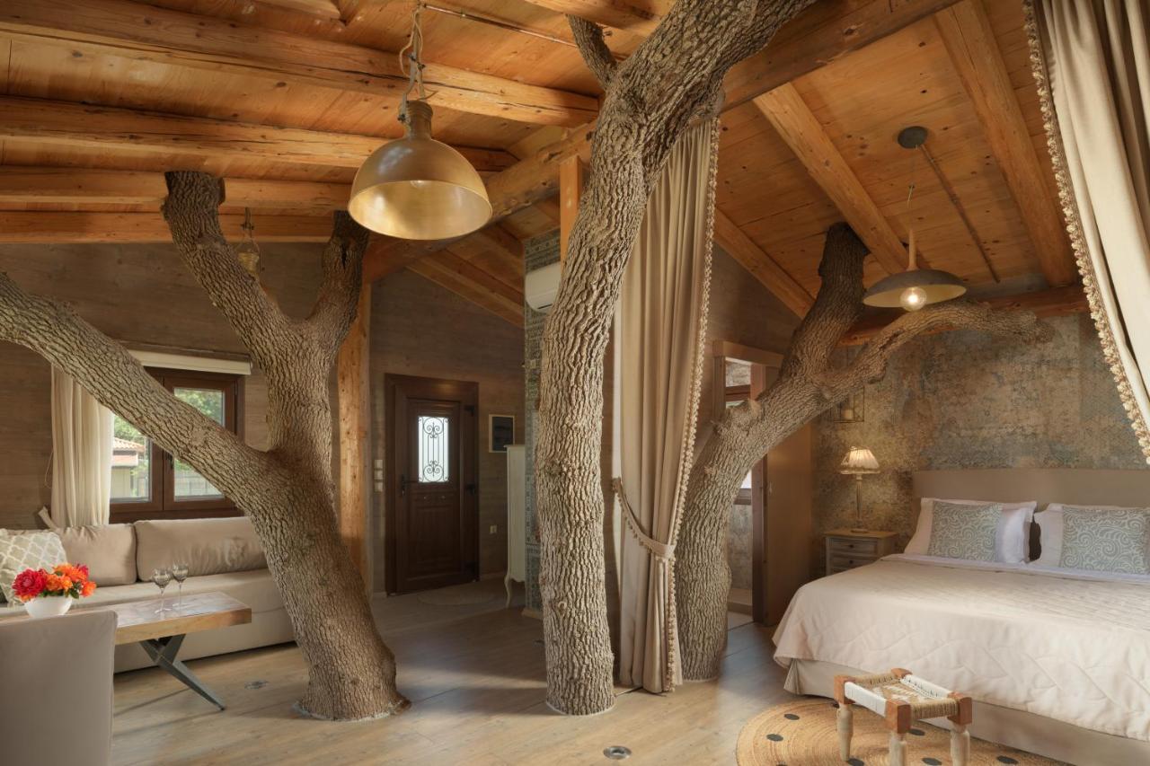 Stolidi Mou Treehouse Villa Atsipopoulo Eksteriør bilde