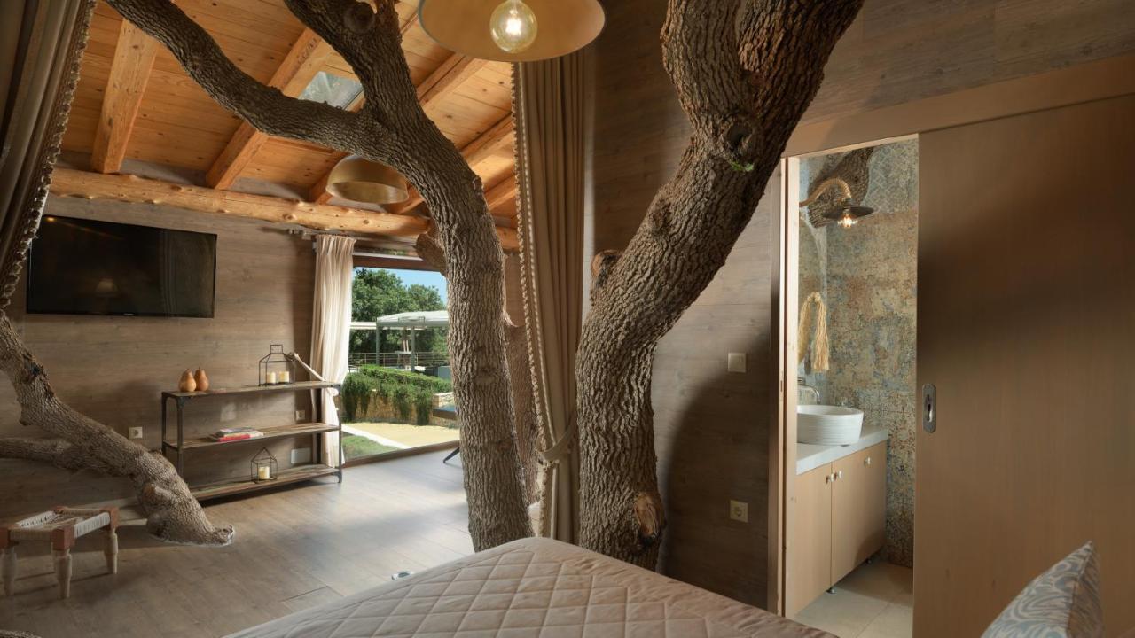 Stolidi Mou Treehouse Villa Atsipopoulo Eksteriør bilde