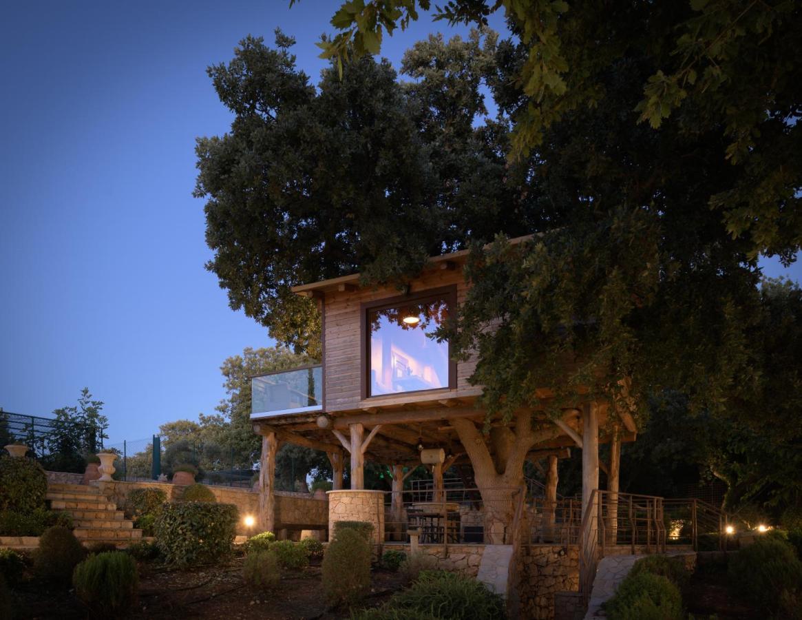Stolidi Mou Treehouse Villa Atsipopoulo Eksteriør bilde